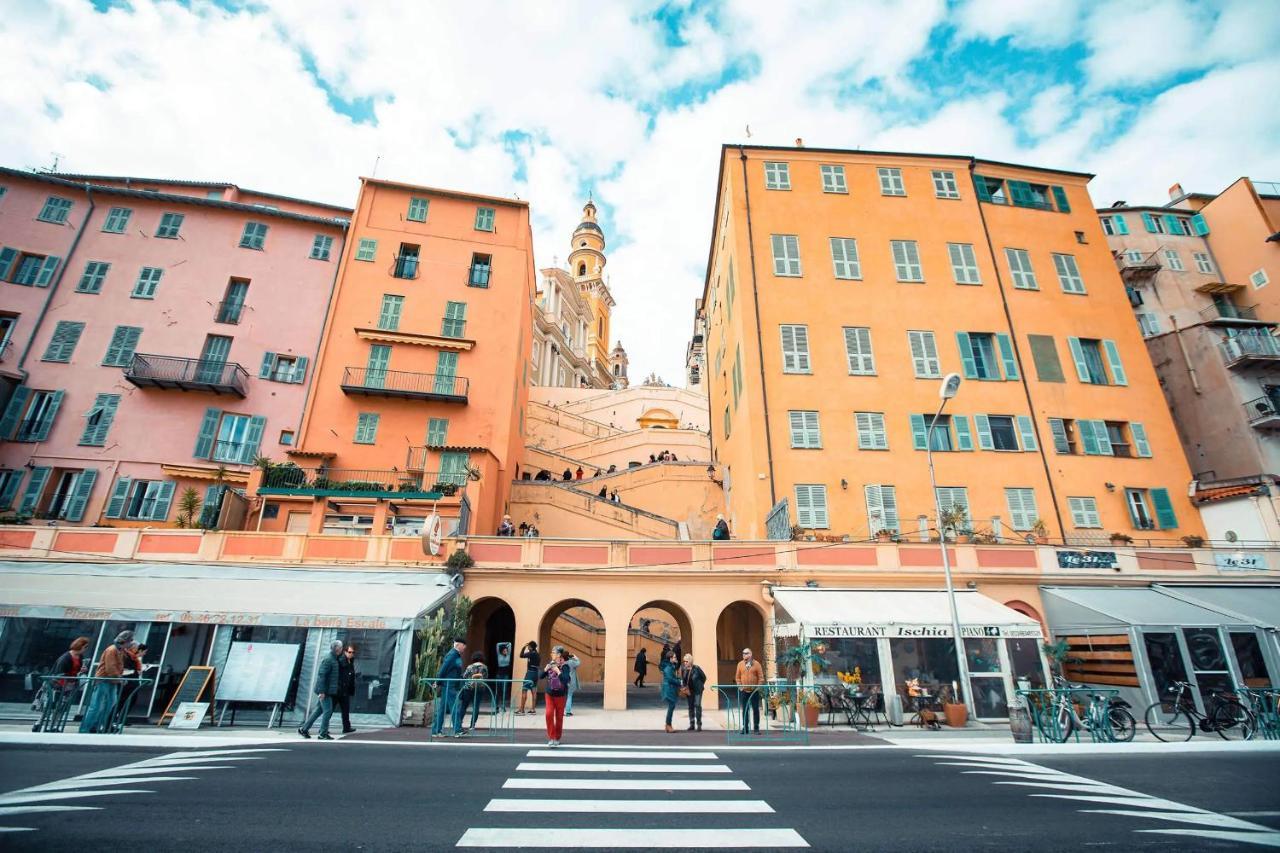 Monaco # Menton - 4 Persons - Hypercenter - Private Parking - Full Renovated - Clim - Fast Wifi - Beach And Sun Eksteriør billede