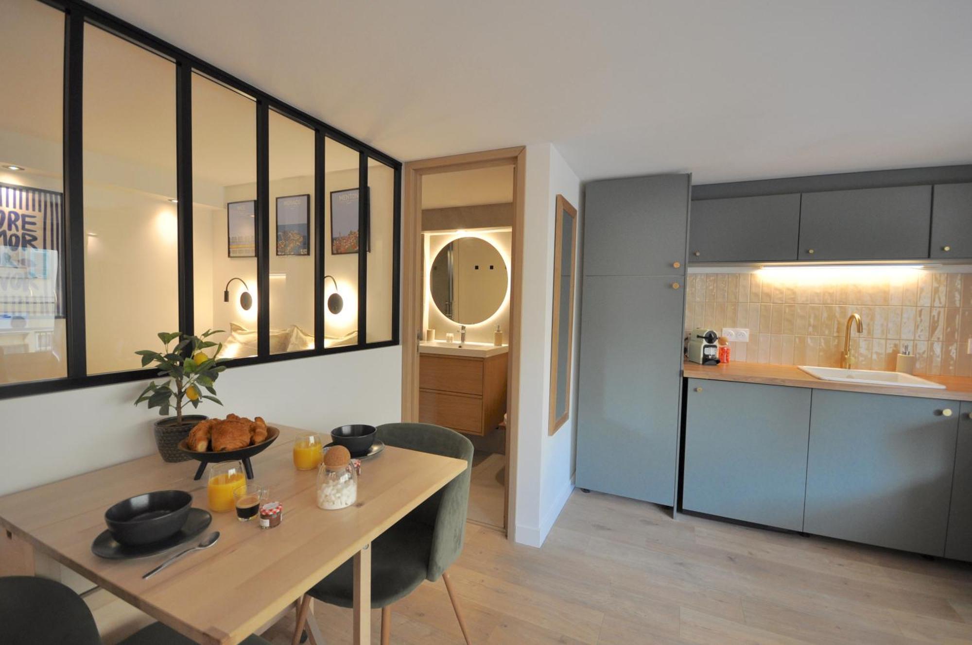 Monaco # Menton - 4 Persons - Hypercenter - Private Parking - Full Renovated - Clim - Fast Wifi - Beach And Sun Eksteriør billede