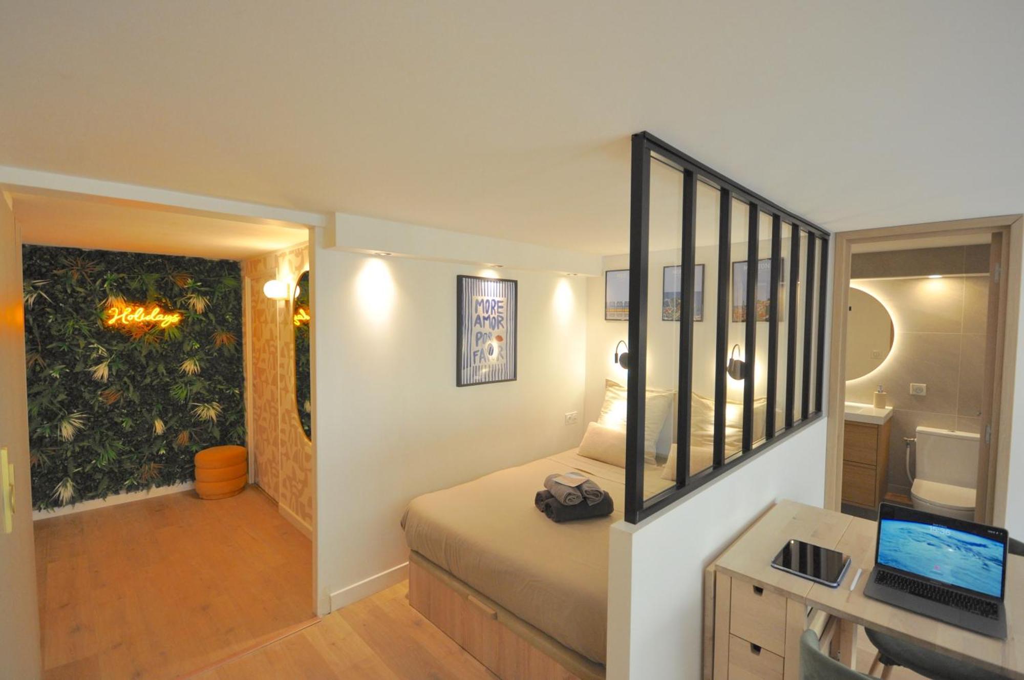 Monaco # Menton - 4 Persons - Hypercenter - Private Parking - Full Renovated - Clim - Fast Wifi - Beach And Sun Eksteriør billede